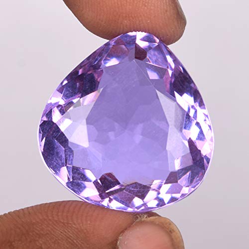 Gemhub EP-583 Gemstone Beads Purple Amethyst Crystals 118.50 Carats. Perfect Pear Cut Loose Gemstone Jewelry Making thumb #1