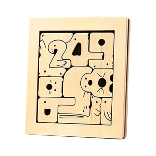 Entrenamiento lógico mental infantil con bloques de alfabeto de madera de alta calidad