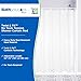 Kenney KN609C/10 Twist & Fit No Tools Camlock Tension Easy Install Shower Curtain Rod with Non-Slip, Non-Scratch Ends, 42-72