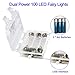 Blingstar 2 Pack 33ft 100 LED USB and Battery Operated Christmas Lights with Remote Control Timer 8 Modes Firefly Lights Cool White Fairy String Lights for Bedroom Wedding Decor