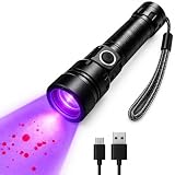 2N5M Blood Tracker Flashlight, Rechargeable Blood Light for Tracking Deer, Waterproof Zoomable Deer...