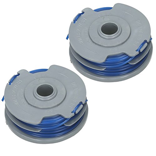 SPARES2GO Twin Line & Spool for Cobra GT600E Trimmer Strimmer (Pack of 2)