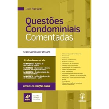 Capa do livro Questões Condominiais Comentadas 4Ed.2024