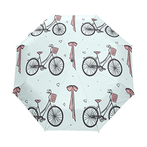Parapluie pliable automatique de Paris solide contre le vent pour homme et femmes