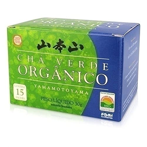 15 Sachês Cha Verde Organico Yamamotoyama 30g
