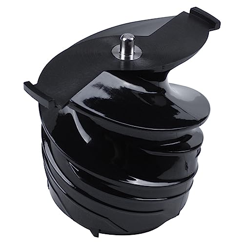 ANNJUC Accesorios para máquina de zumo negro, accesorios de plástico, hélice de tornillo, exprimidor lento, piezas de repuesto de tornillos para el AP600-