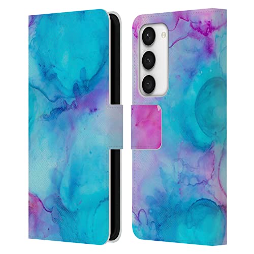 Étui portefeuille Galaxy S23 5G Haroulita en cuir imprimé Tableau d'alcool 6 protégeant votre mobile