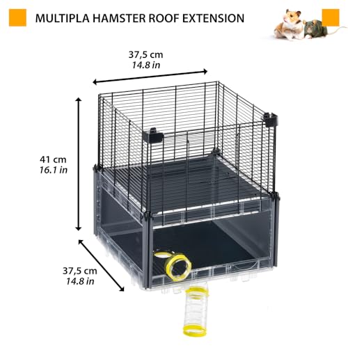 Cage souris Multipla Ferplast extension toit métal plastique - 3
