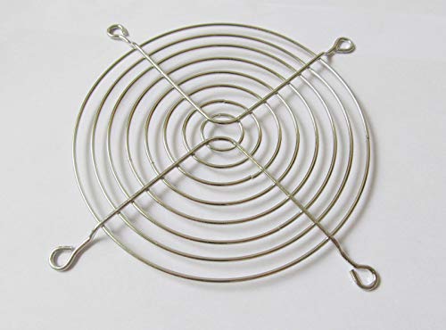 Connector and Terminal 1x Metal Wire 110mm 11cm CPU Fan DC Grill/Guard Protector PC System Silvery Tone