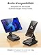 Rolgno Bluetooth Lautsprecher mit Handyständer, HD-Surround-Sound Bluetooth Box, Verstellbarer Handyhalter & Tragbarer Musikbox kompatibel mit iPhone/Samsung/iPad, Geschenke Weihnachten Männer/Frauen