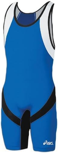 Asics Asics Take Down Wrestling Singlet - Royal/Black - 3XS