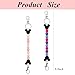 Eybila 2Pcs Mouse Ear Holder for Backpack Beaded Lanyard Keychain Park Trip Essentials Headband Hanging Accessories Display Decor Pink Purple