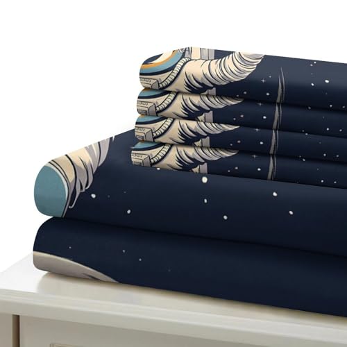 Housse de couette carte astrale design céleste haut de gamme