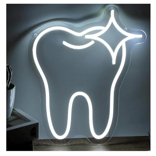 Lampe néon dents blanc variable pour remplacer les éclairages agressifs de cabinet