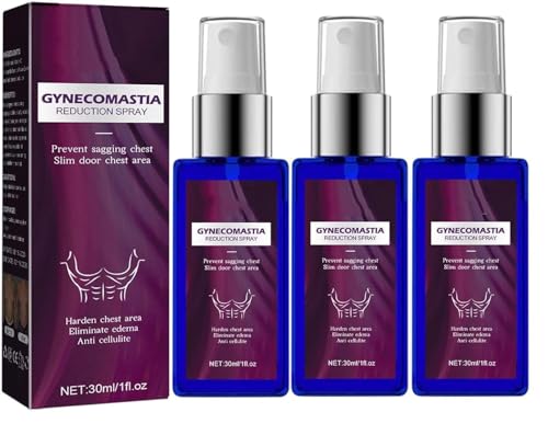 Spray reductor de ginecomastia, spray quemador de celulitis para el pecho masculino, elimina el exceso de grasa, moldea el cuerpo, reduce el pecho masculino