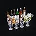 6Pcs Colorful Wine Bottles Dollhouse Miniature 1:12 Scale