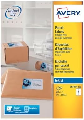 Averyl7168 100 Printable Customisable Parcel Shipping Labels Laser Printers 2 | Seychelles
