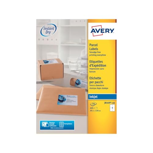AVERY Zweckform 8018 Shipping Labels Art. 8018 (199.6 X 143.5 Mm (A5) Address Labels Self-Adhesive For DHL And Hermes, Shipping Stickers, 3655, 300 Sheets, For All Printers - View #13