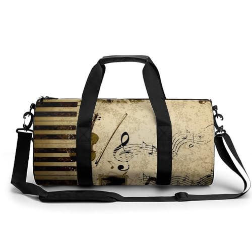 Sac de sport notes de musique rétro pour vos weekends et sessions de gym actives