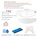Uallhome Universal Motorcycle Full Face Helmet Shield Fog Resistant Lens, Clear Visor Insert Anti-Fog Film Waterproof Sticker