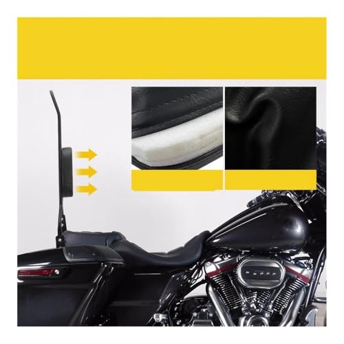 Dossier passager amovible avec coussin confort pour Road King et Electra Glide 2009-2023