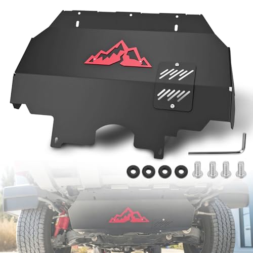 YONDRIX Engine Front Skid Plate Compatible with 2024 2025 Toyota Tacoma 2WD & 4WD Gas Models Only Under Guard Splash Shield Protects Bottom of Engine & Oil Pan Designed with Oil Drain Access