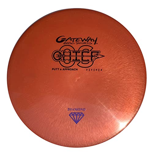 Gateway Disc Sports Diamond Chief OS Putter Golf Disc [Colors May Vary] - 170-172g