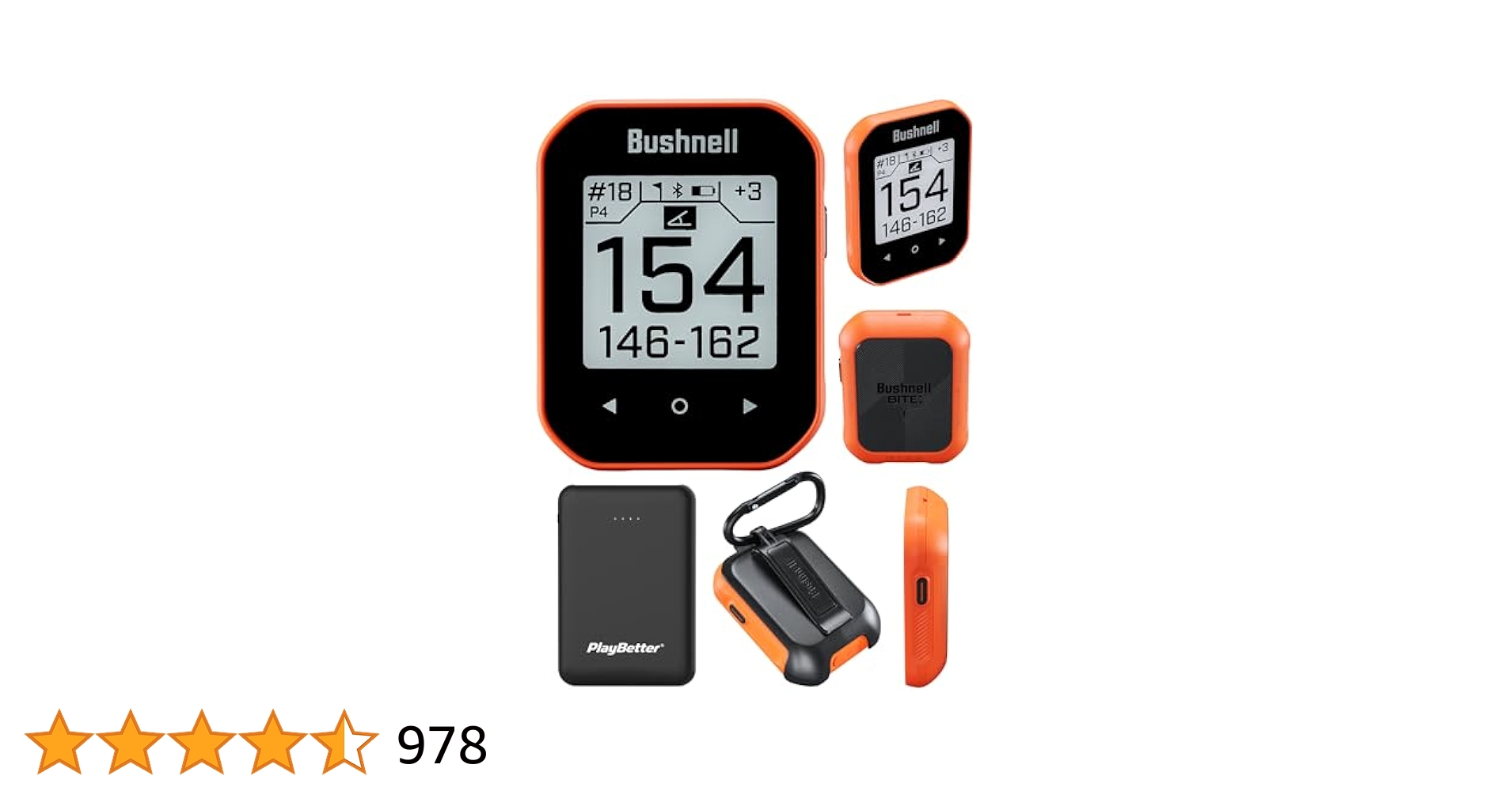 Amazon.com: Bushnell Phantom 3 (Orange) Slope Golf GPS