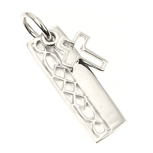 ジナブリング (JINA BRING) オープンジオメトリックプレート&オープンクロス ホワイト ペンダント