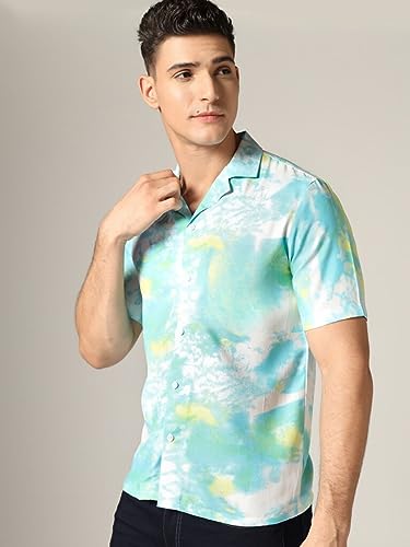 Image of DHRUVI TRENDZ Shirt for Men | Mens Casual Shirt | Men Stylish Shirt | Men Printed Shirt | Men's Regular Fit | Men Formal Shirt | Men's Solid Slim Fit