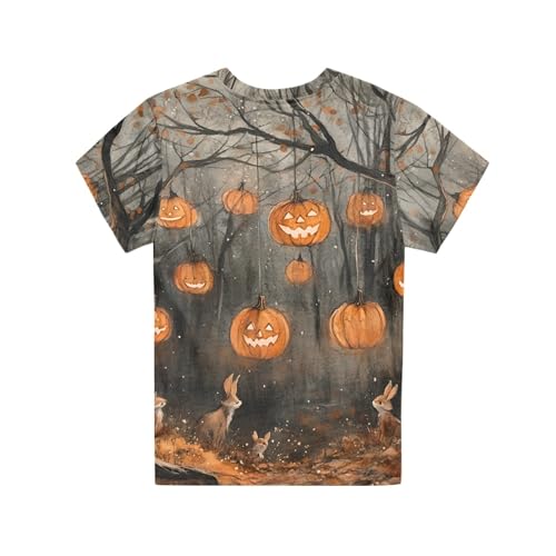 Kids T-Shirt Youth Boys Girls Short Sleeve Casual Crewneck Summer Lightweight Soft Comfortable Tee Top 2-16 Years2