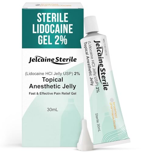 Lidocaine Jelly 2% Numbing Gel for Burn Relief 30ml - Sunburn Relief with Lidocaine, Topical for Pain, Minor Cuts, Skin Irritation, Insect Bites, Sensitive Area, Anesthetic Over-the-Counter Medication