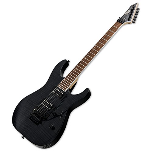 ESP M-200fm Ltd M-Series Guitare électrique (voir Thru Noir) - Les Beatles, Paul McCartney, John Lennon, RIngo Starr, George Harrison ESP M-200fm Ltd M-Series Guitare électrique (voir Thru Noir)