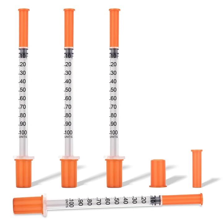 10 Pack 1ml 30G 8mm Plastic Multiple Uses Measuring Tools for Lab Liquid Separation Craft Supplies Individually Wrapped (10)