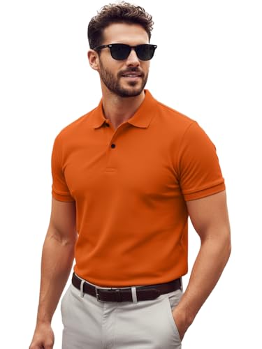 Image of LEOTUDE Men's Matty Regular Fit Polo T-Shirt for Man