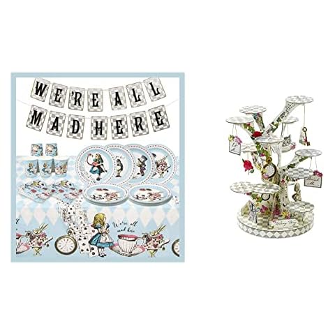 Alice in Wonderland Party Set for 16 Guests Cover