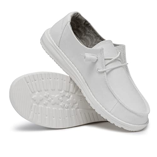 Image of HEYDUDE Women's Wendy Chambray | Women's Shoes | Women's Lace Up Loafers | Comfortable & Light-Weight