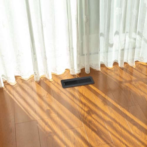 Tandefio 12 Pcs 2" x 12" Floor Register Vent Covers Metal Heavy Duty,Gray by Tandefio - Used condition - Image 6