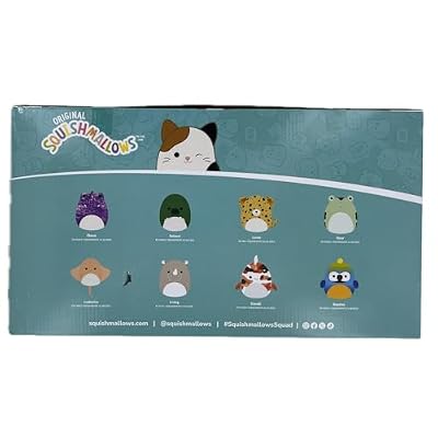 Squishmallows Original 5 Mini Plush Assorted 8 Pack (Exotic Animal)