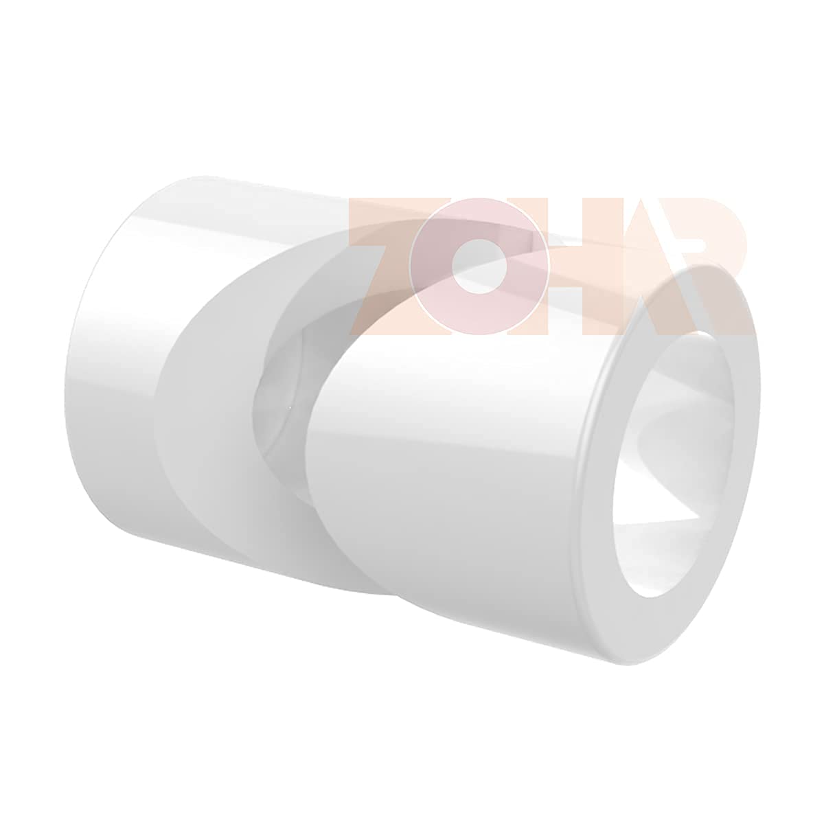 Allecto Plus - 3-delige Set Witte Aapenschommels Voor Aan De Wand Of Het Plafond Diy Lamp Opbouwpins Met Schroeven En Pluggen
