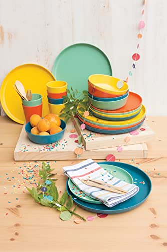 Now Designs Ecologie Dinner Plates, Set Of Four, Fiesta Colors, Dia 10 X H 1 Inches #TOP6