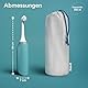 HappyPo – Po Dusche mit Aufbewahrungstasche – Optimiertes Design – Portable Bidet - sanft zur Haut – für Damen, Herren und Kinder – für Po und Intimbereich – sanft und sauber – Petrol