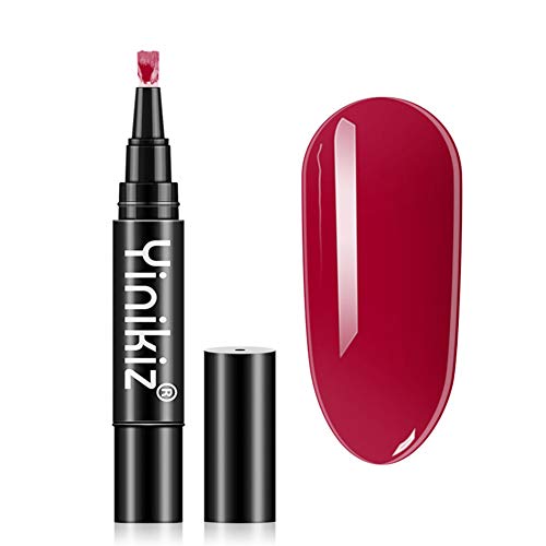 Lápiz de uñas 3 en 1, bolígrafo de uñas de gel sin UV, lápiz de uñas para manicura y manicura de un solo paso, bolígrafo de gel para uñas de arte de uñas