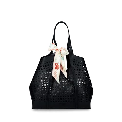 Picard sac shopper cabas noir et sac à épaule Menton City Shopper