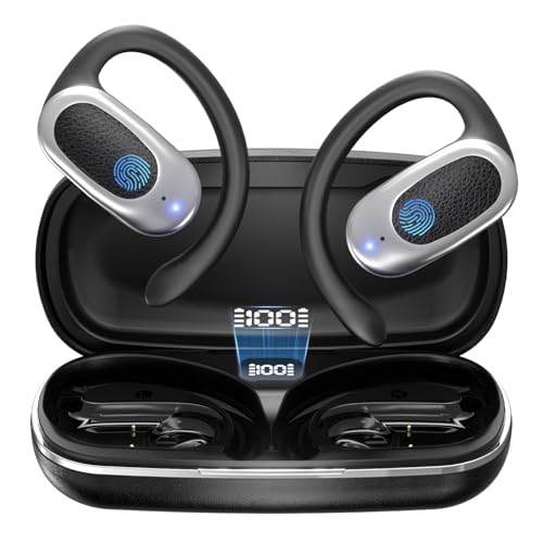 Open Ear Wireless Headphones Air Conduction Earbuds Mic 42H