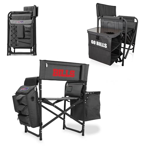Image of Picnic TIME NFL Unisex-Adult NFL Fusion Camping Chair with Side Table and Soft Cooler, Beach Chair for Adults, Lawn Chair