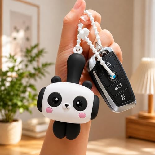 Image of Cute Cartoon Hammer Keychain With Sound For Kids, Shake Left Right Musical Beep Hammer Toy, Soft Grip Cartoon Handheld Sensory Keychain For Babies & Toddlers pack of 1 (Multicolor)