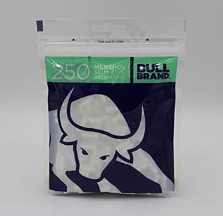 BULL BRAND Menthol Filter 250-Piece Tips 20 Pack