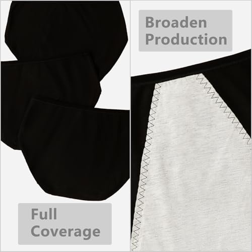 Anntry Big Girl's Protective Cotton Menstrual Period Panties Teens Breathable Leakproof Briefs Women Postpartum Underwear(Must Wear with Pad or Tampon)