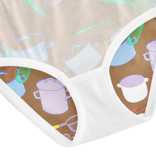 Colorful Kitchen Utensils Pots Toddler Girls's Underwear 2T 202c1220 5